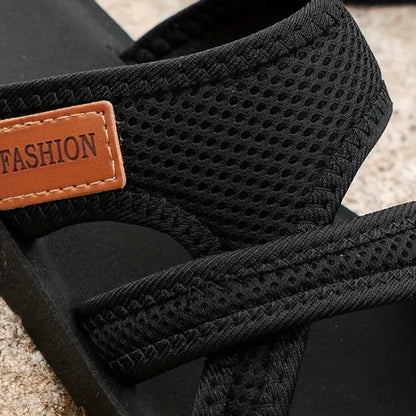 Freya Langley | Woven Cross-Strap Sandals For Women