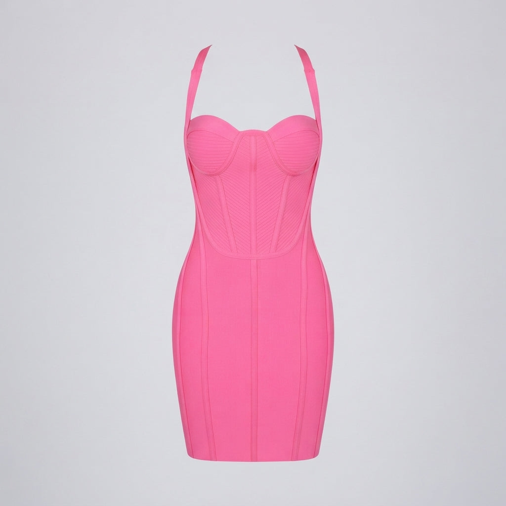 Ashleigh Collins | Bandage Cocktail Dress With Metal Ring Detail For Women