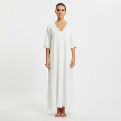 Ava Sinclair | Relaxed V-Neck Summer Dress For Women