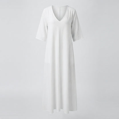Ava Sinclair | Relaxed V-Neck Summer Dress For Women