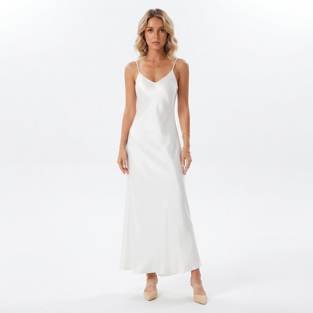 Ava Whitfield | Satin Maxi Dress For Women