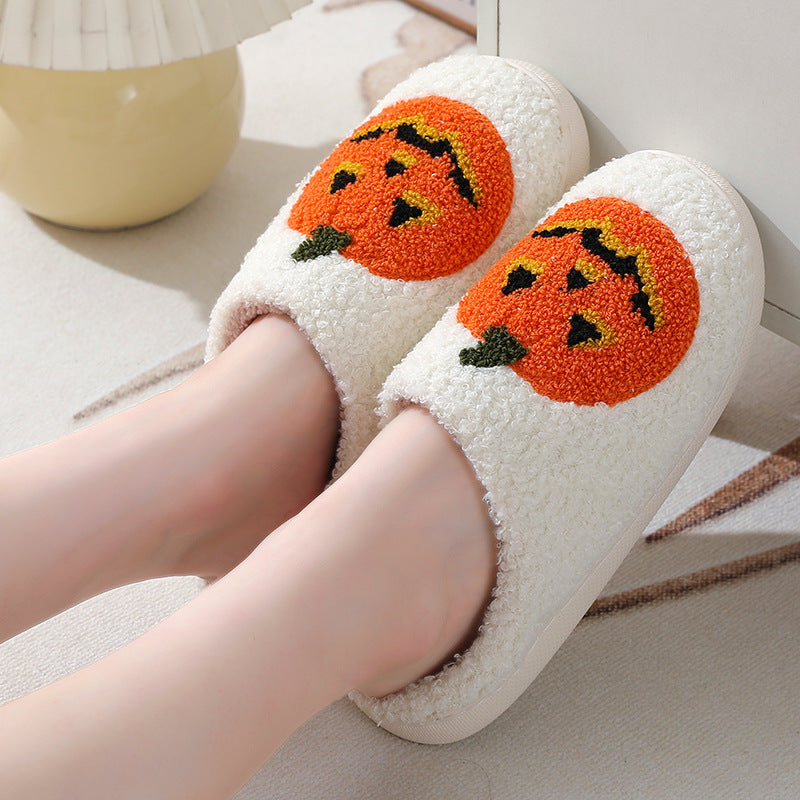 Rory Kavanagh | Pumpkin Print Slippers For Unisex