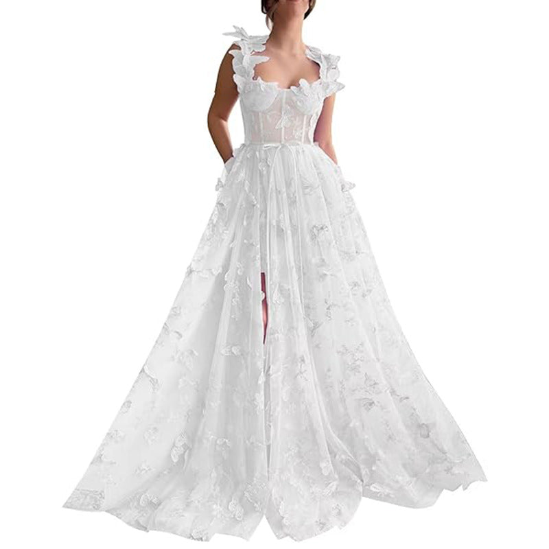 Brooke Cooper | Floral Applique Formal Dress For Women