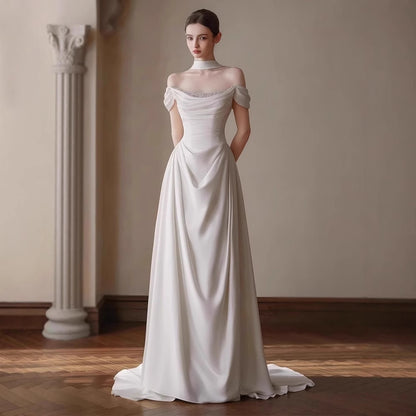 Isabella Bennett | Off-Shoulder Formal Dress For Women