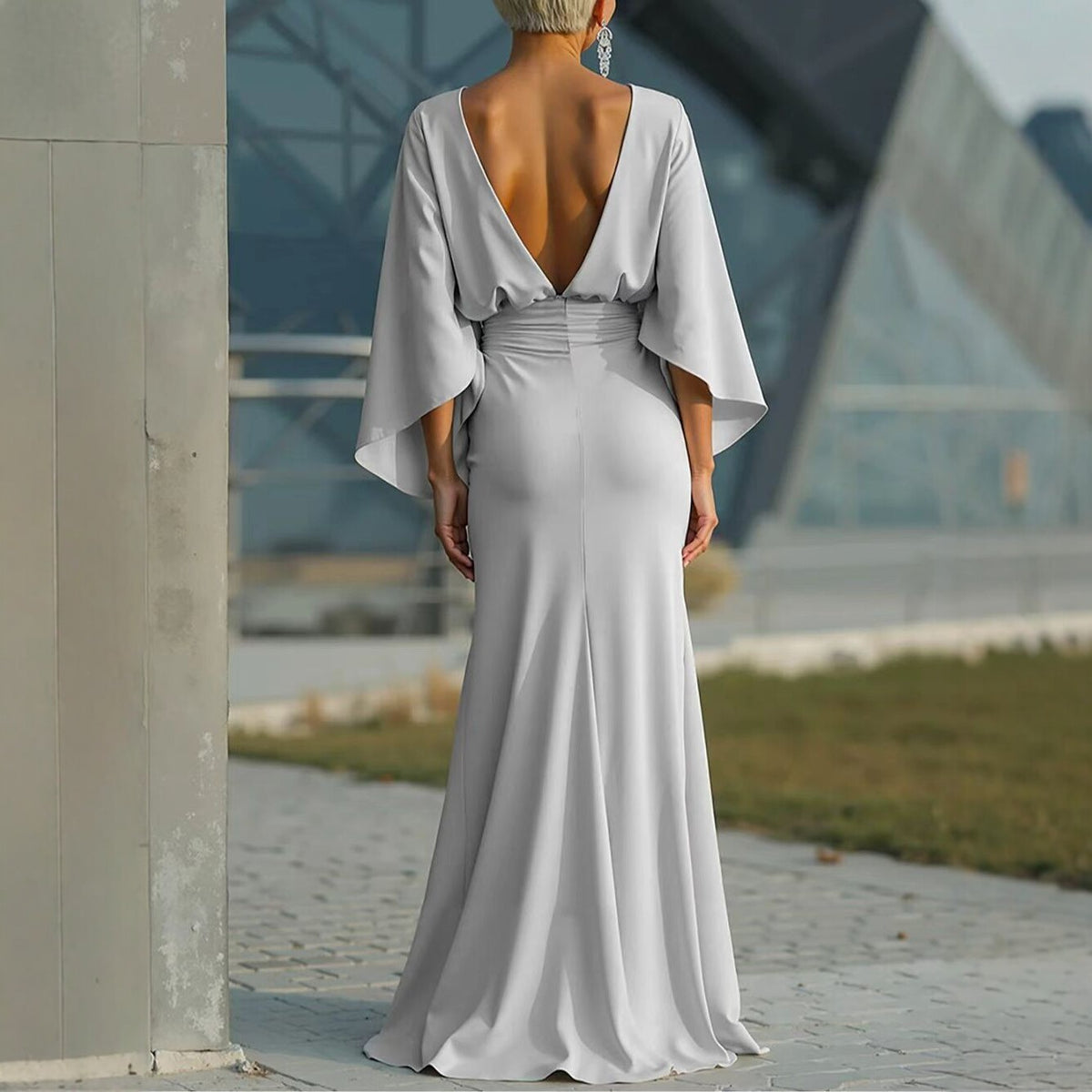 Phoebe Turner | Formal Backless Maxi Dress For Women