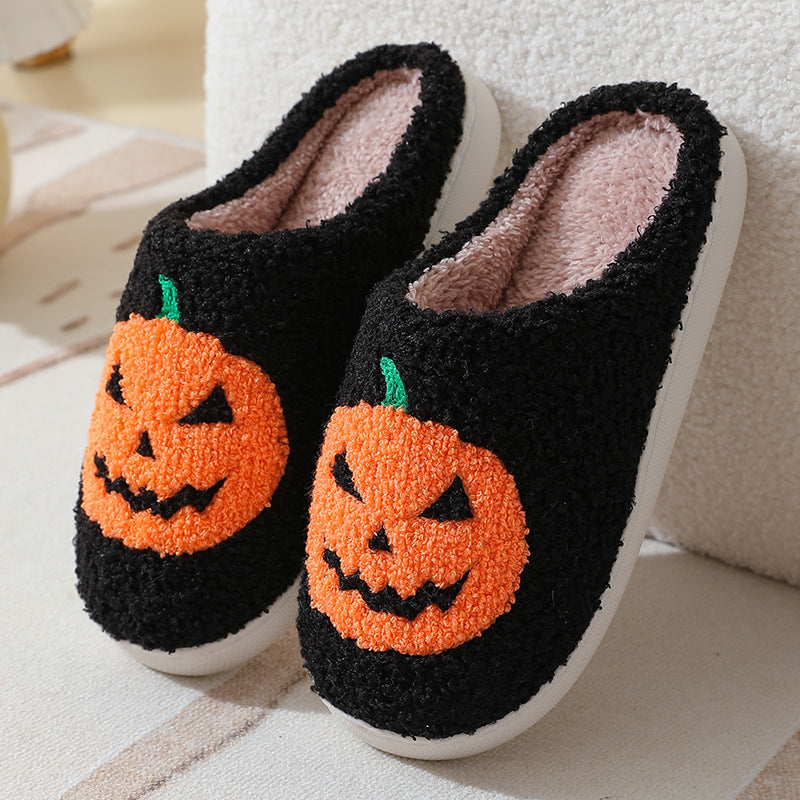 Rory Kavanagh | Pumpkin Print Slippers For Unisex