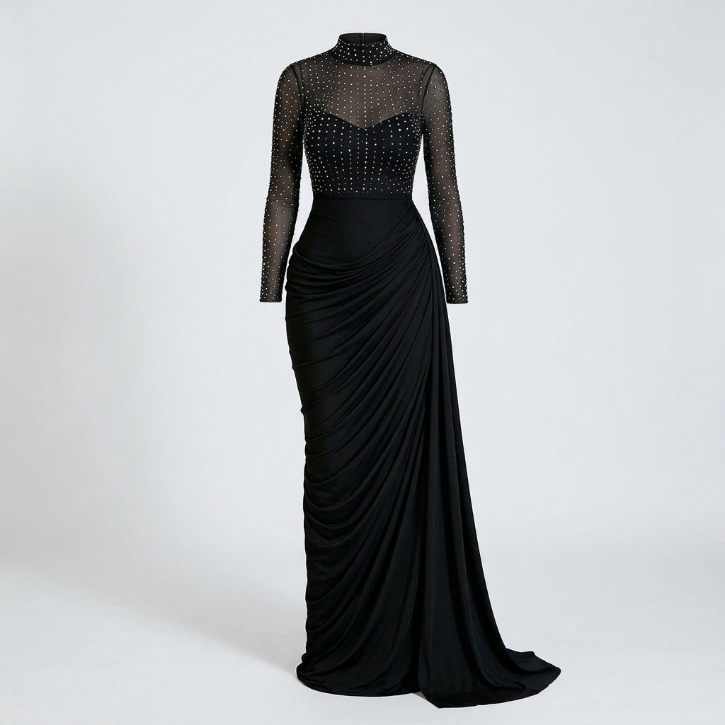 Mia Sinclair | Beaded Sheath Formal Dress For Women