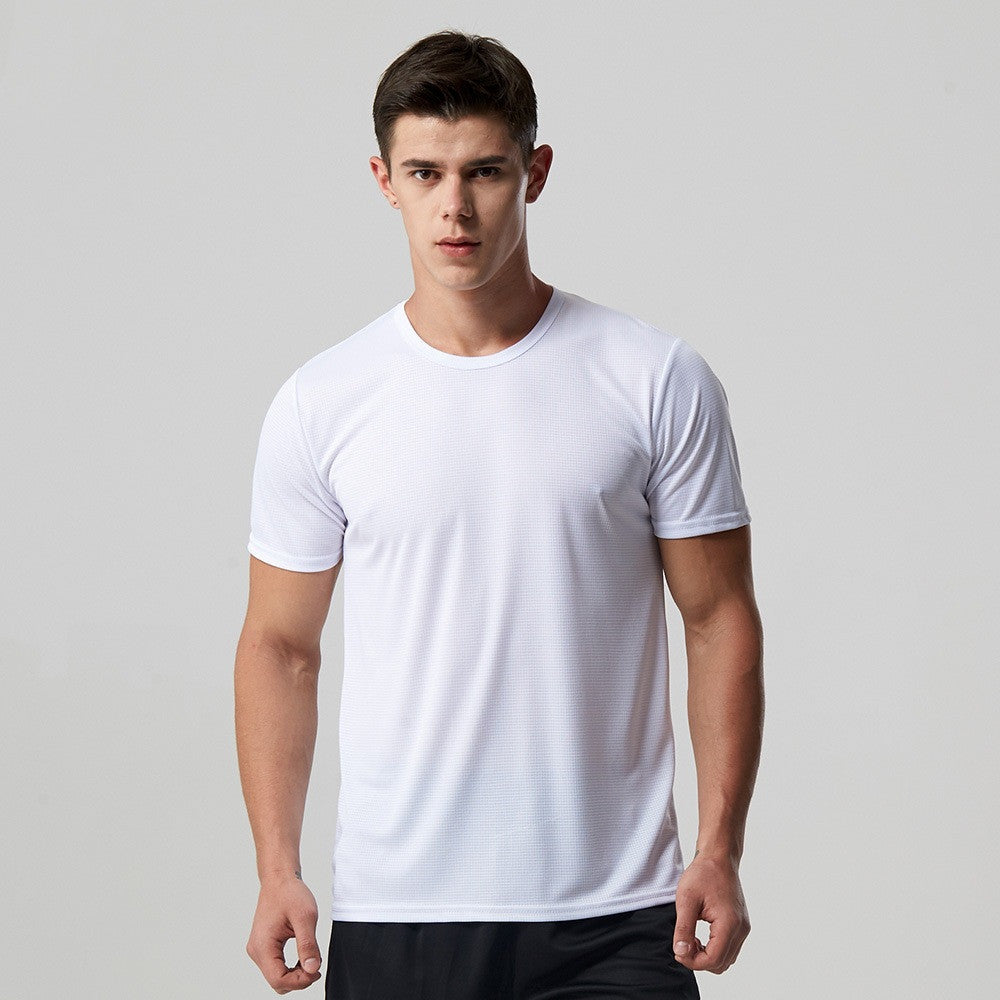 Byron Upton | Navy Quick Dry Running T-Shirt For Men