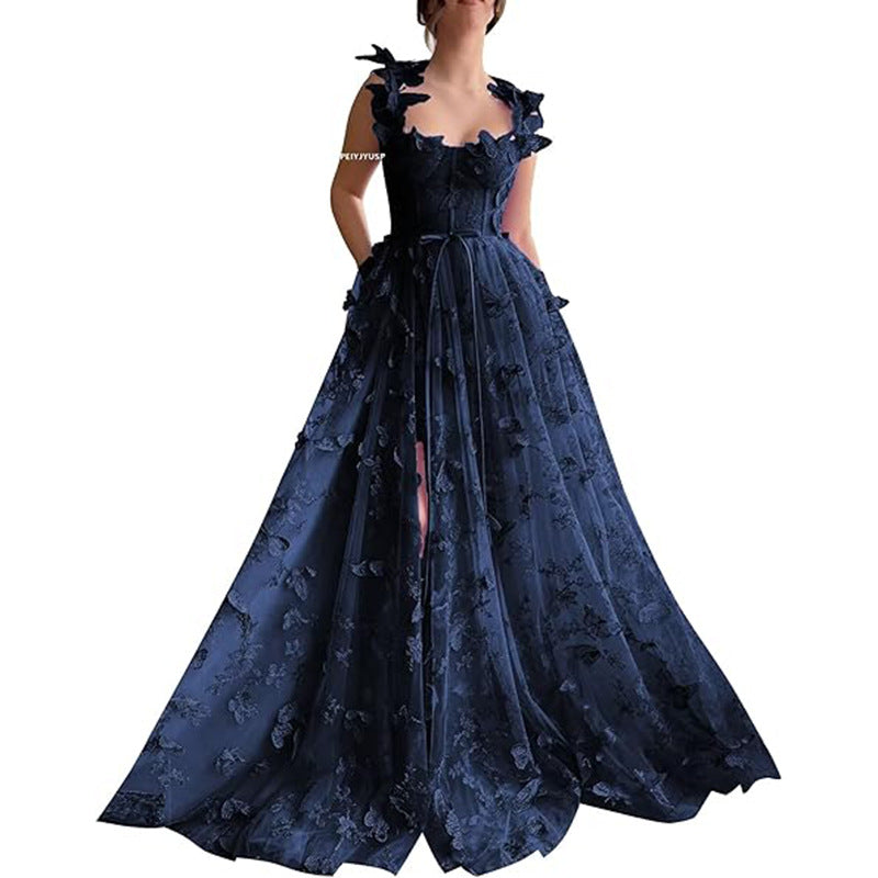 Brooke Cooper | Floral Applique Formal Dress For Women