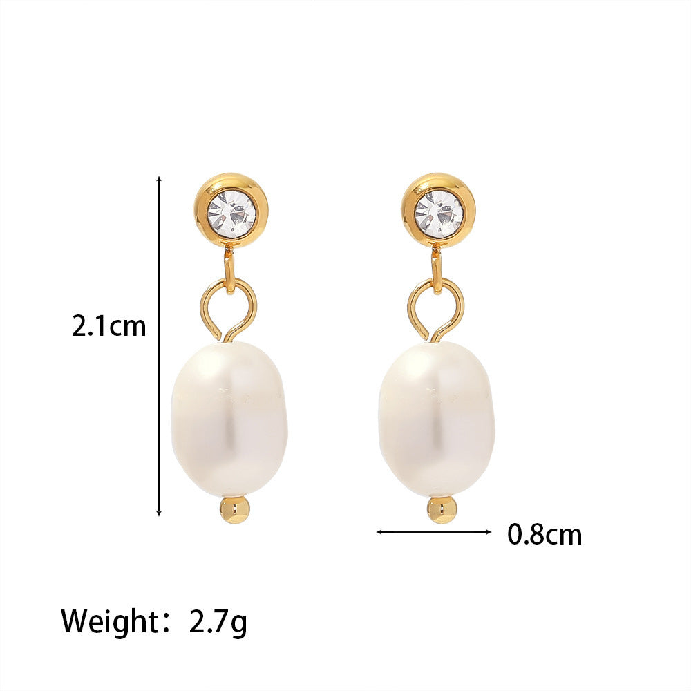 Freshwater Pearl Drop Earrings
