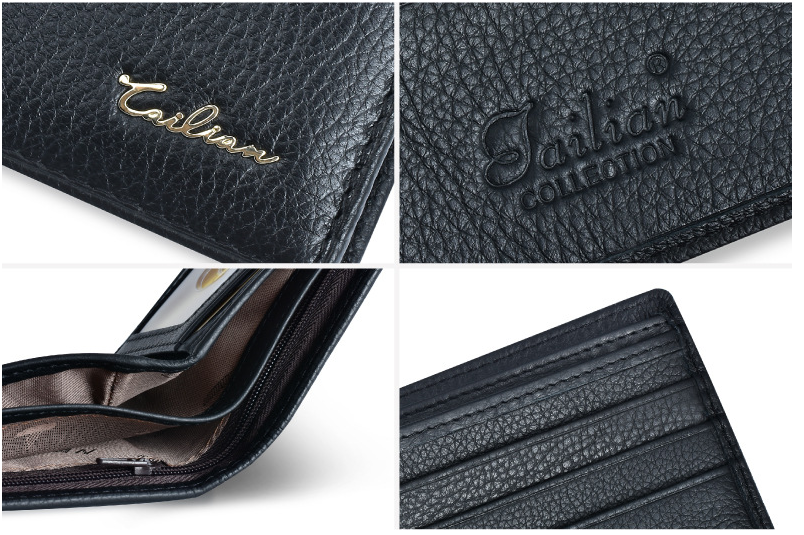 Cowhide Leather Card Wallet