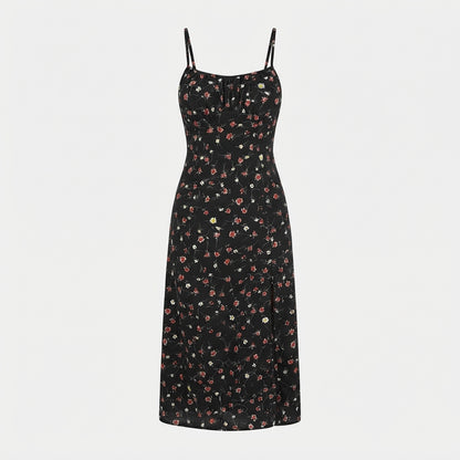 Charlotte Mitchell | Floral Summer Dress With Side Slit For Women