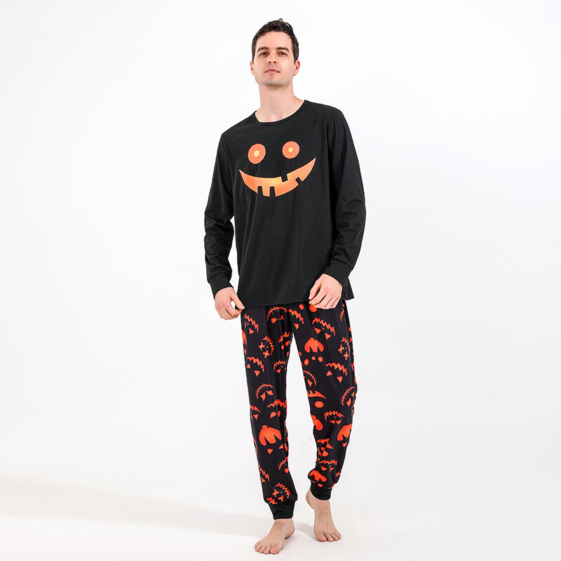 Emma Radcliffe | Pumpkin Face Halloween Pyjama Set For Unisex