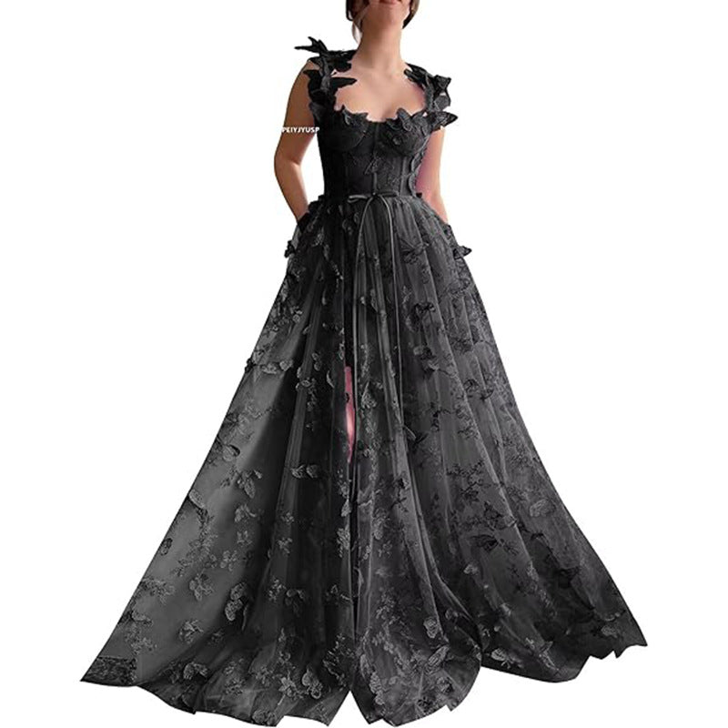 Brooke Cooper | Floral Applique Formal Dress For Women