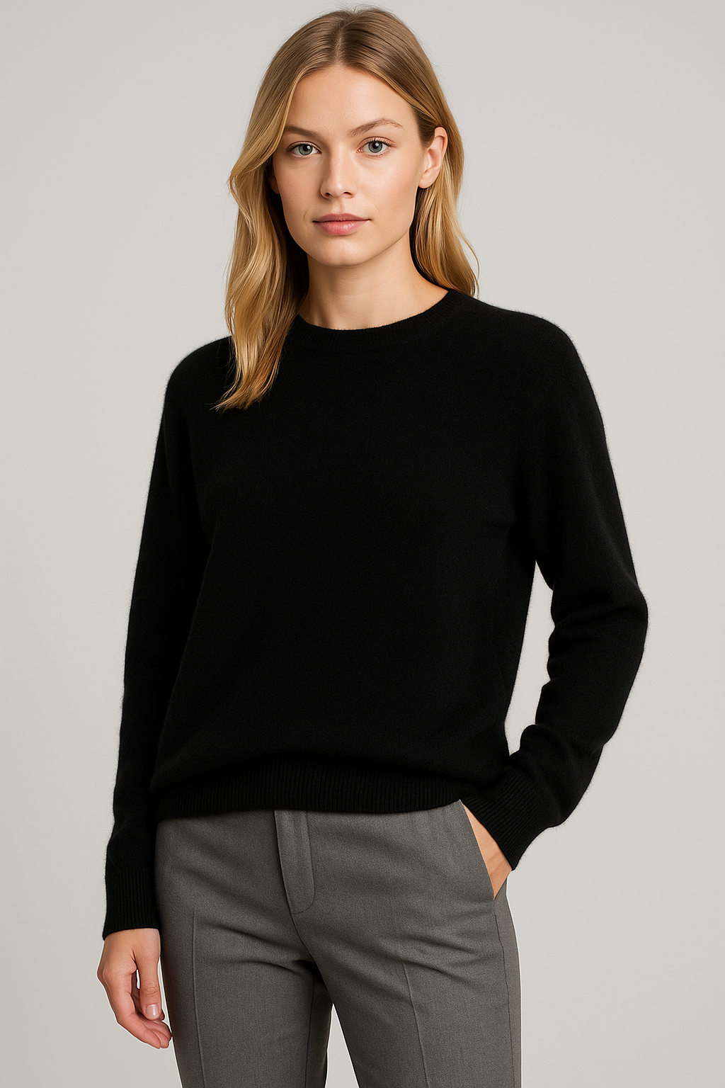 Dusty Falmore | Soft Knit Crew Neck Jumper For Women