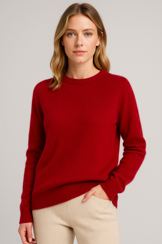 Dusty Falmore | Soft Knit Crew Neck Jumper For Women