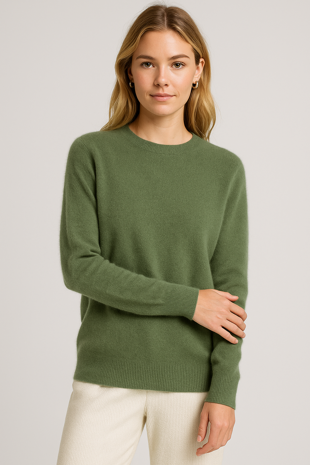 Dusty Falmore | Soft Knit Crew Neck Jumper For Women