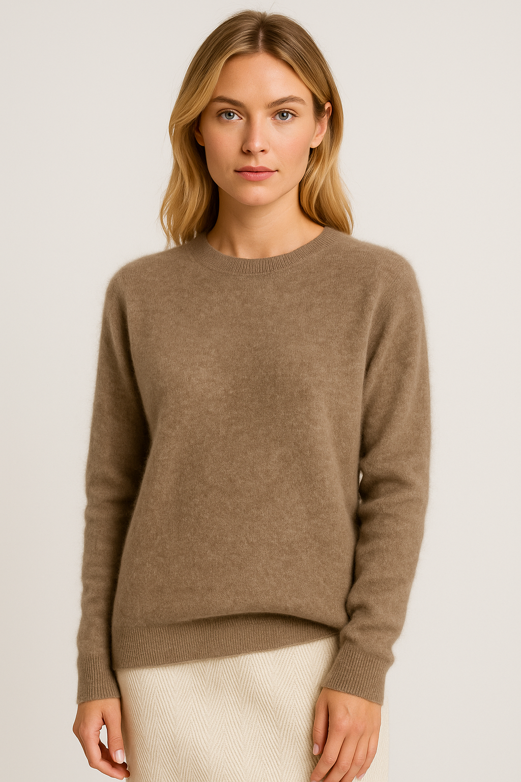 Dusty Falmore | Soft Knit Crew Neck Jumper For Women