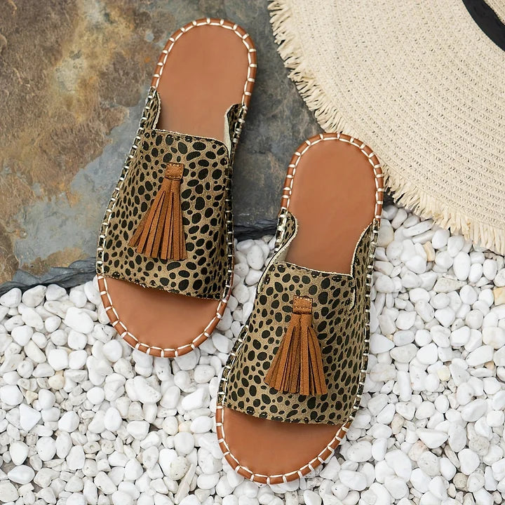 Orla Prendergast | Boho Tassel Flat Sandals For Women