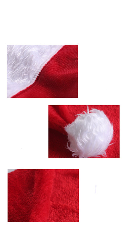 Glow Night | Red LED Christmas Santa Hat Unisex