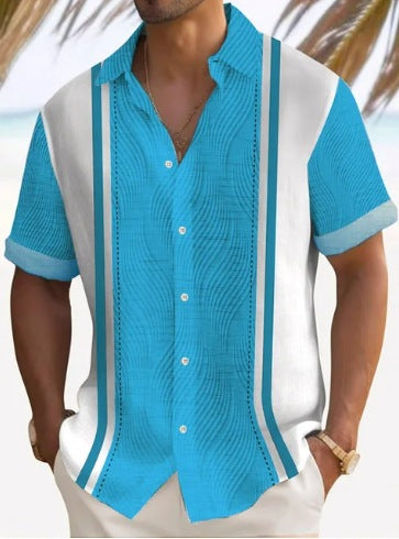 Kester Standish | Panel Beach Shirt For Men