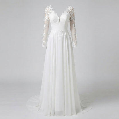 Elise Robertson | Lace Long Sleeve Formal Dress For Women