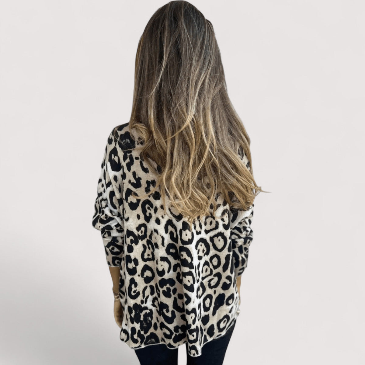 Saoirse Whitmore | Lightweight Leopard Print Top For Women