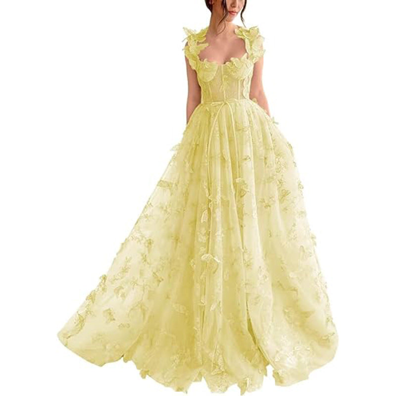 Brooke Cooper | Floral Applique Formal Dress For Women