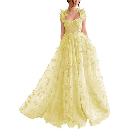 Brooke Cooper | Floral Applique Formal Dress For Women