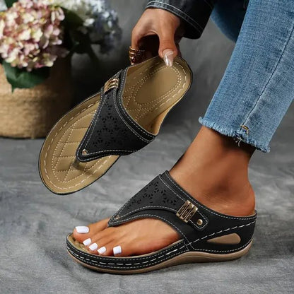 Mabel Thorncroft | Comfort Wedge Sandals For Women