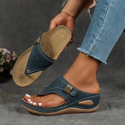 Mabel Thorncroft | Comfort Wedge Sandals For Women