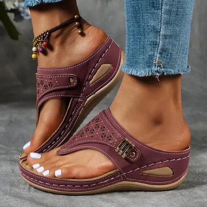 Mabel Thorncroft | Comfort Wedge Sandals For Women