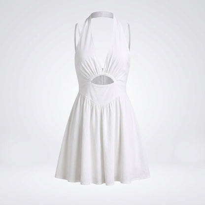 Hannah Brown | Backless Halter Summer Dress For Women