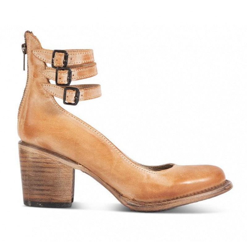 Henrietta Stanmore | Buckle Strap Block Heel Pumps For Women