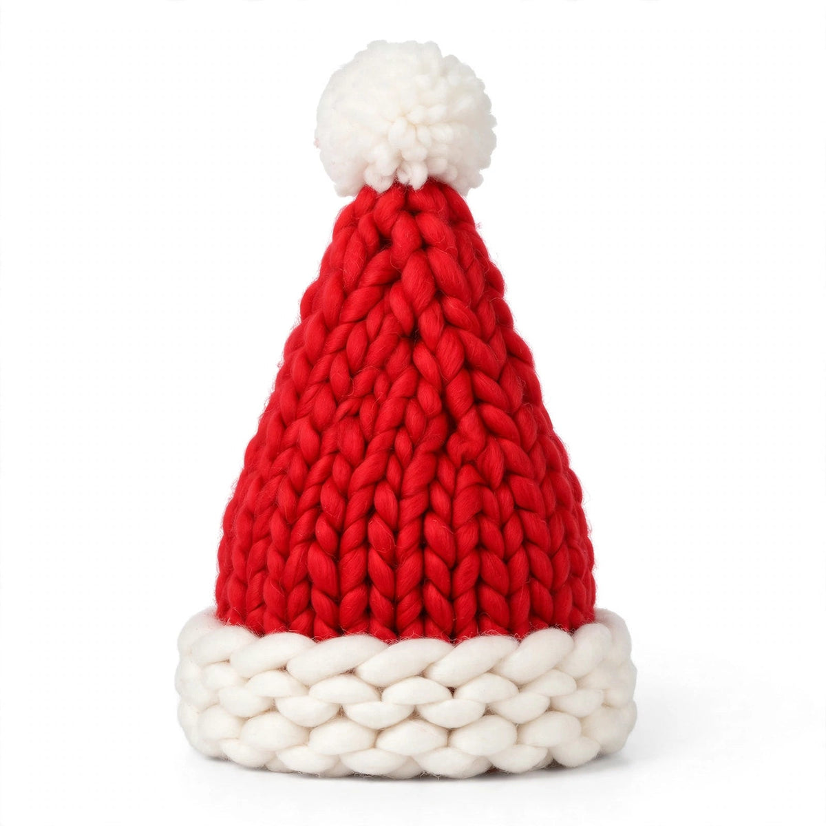 Holly Jolly | Knit Pompom Christmas Santa Hat Unisex