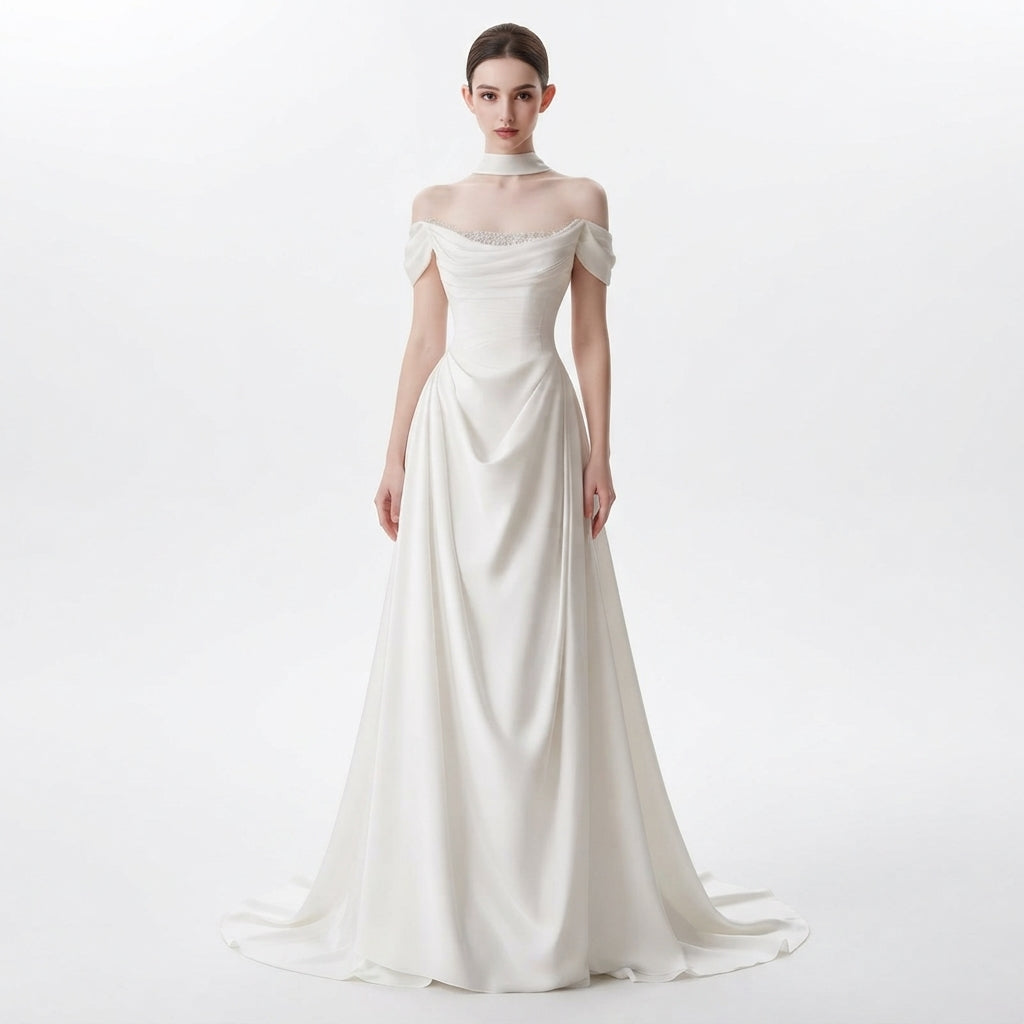 Isabella Bennett | Off-Shoulder Formal Dress For Women