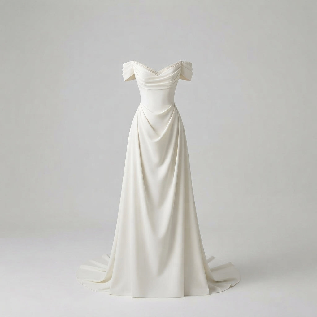 Isabella Bennett | Off-Shoulder Formal Dress For Women