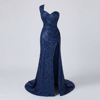 Isabelle Reid | One-Shoulder Sequin Formal Dress For Women