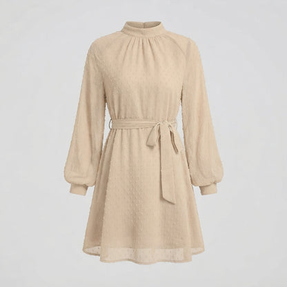 Isla Mitchell | Chiffon Polka Dot Formal Dress For Women