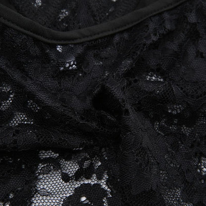 Maeve Whitlock | Lace Backless Crop Top For Women