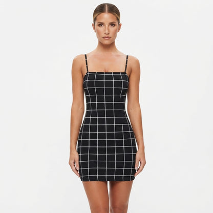 Lily Anderson | Plaid Bodycon Mini Dress For Women
