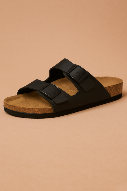 Marigold Ellery | Double Buckle Slides For Women