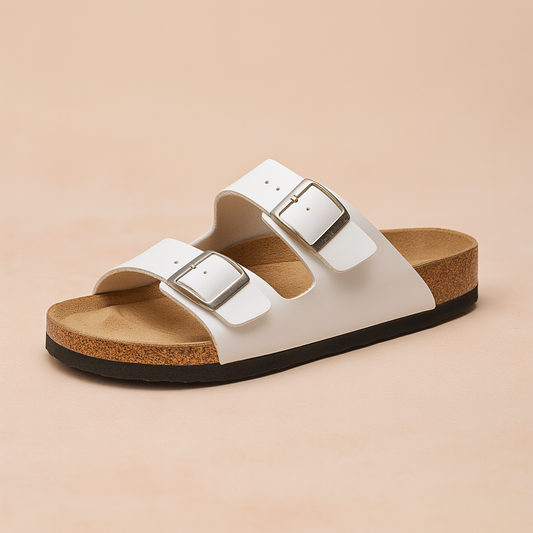 Marigold Ellery | Double Buckle Slides For Women