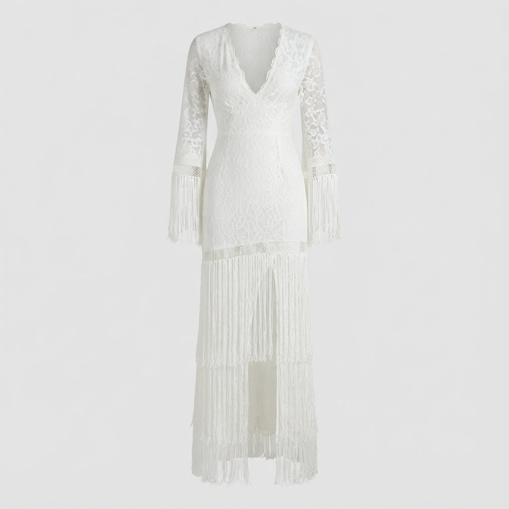 Matilda Stewart | Boho Lace Maxi Dress For Women
