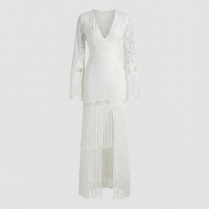 Matilda Stewart | Boho Lace Maxi Dress For Women