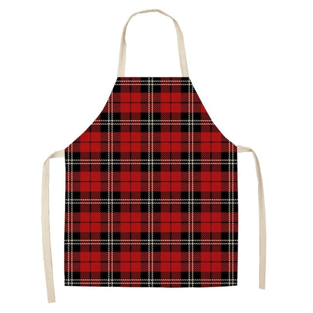 Merry Batter | Red Buffalo Plaid Christmas Apron Unisex