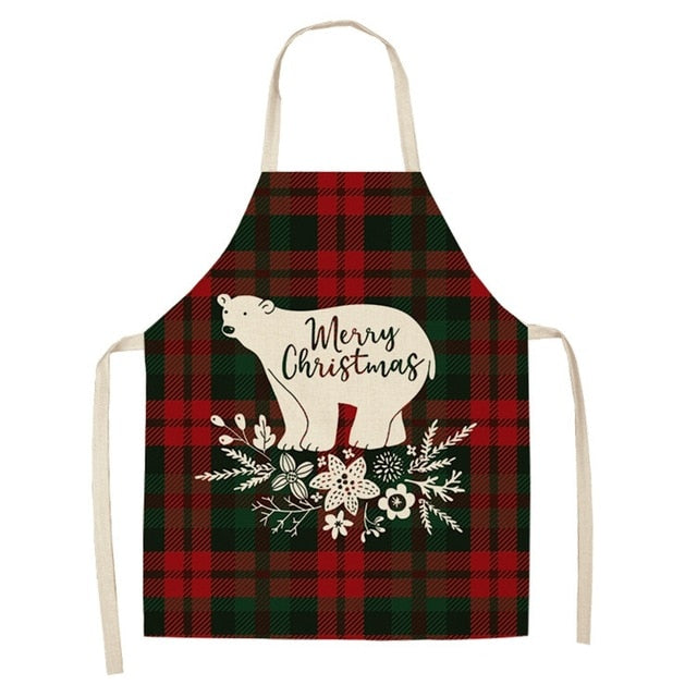 Merry Batter | Red Buffalo Plaid Christmas Apron Unisex