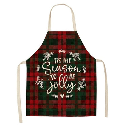 Merry Batter | Red Buffalo Plaid Christmas Apron Unisex