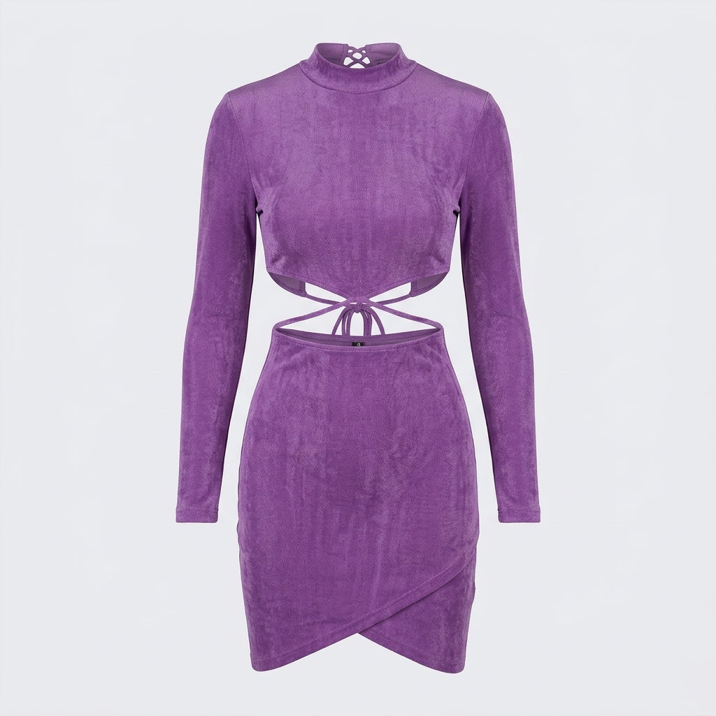 Mia Young | Backless Cutout Mini Dress For Women