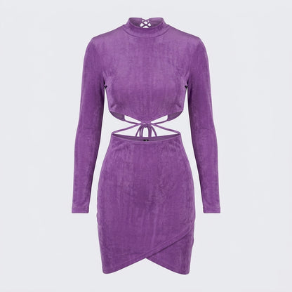 Mia Young | Backless Cutout Mini Dress For Women